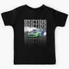 Drifting Drift Car Design Kids T-Shirt