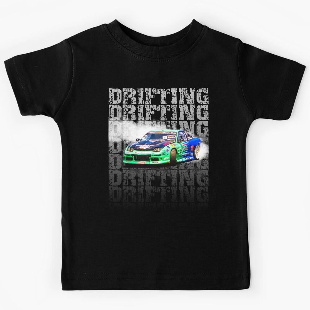 Drifting Drift Car Design Kids T-Shirt 130