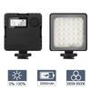 LED Photography Fill Light Dual Color Temperature 2800K 8500K Brightness Adjustable Fill Light with LCD Display Black