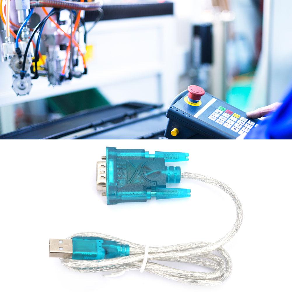 2Pcs HL 340 USB To RS232 Serial Port Adapter 9 Pin Serial Cable