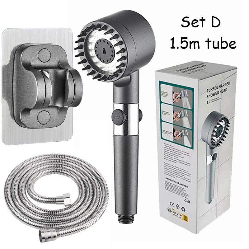 Cap de duș cu 3 moduri Cap de duș de înaltă presiune Filtru portabil Robinet de ploaie Robinet Baie Cadă Accesorii inovatoare pentru casă