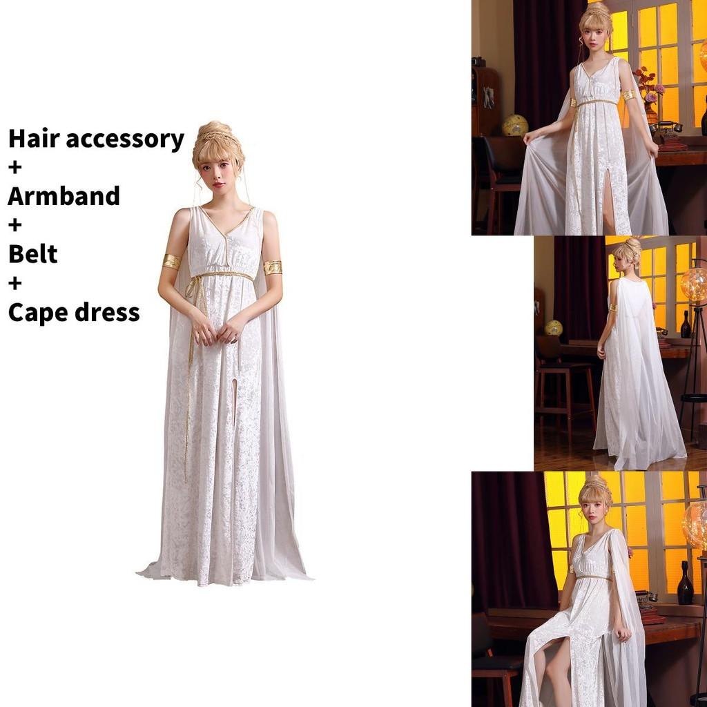 Nordic Mythology Dress For Women With Elegant Flowing Design For Cosplay And Themed Parties