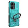 For Oppo Reno13 Pro 5G Magnetic Case Rotating Metal Kickstand PC + TPU Phone Back Cover