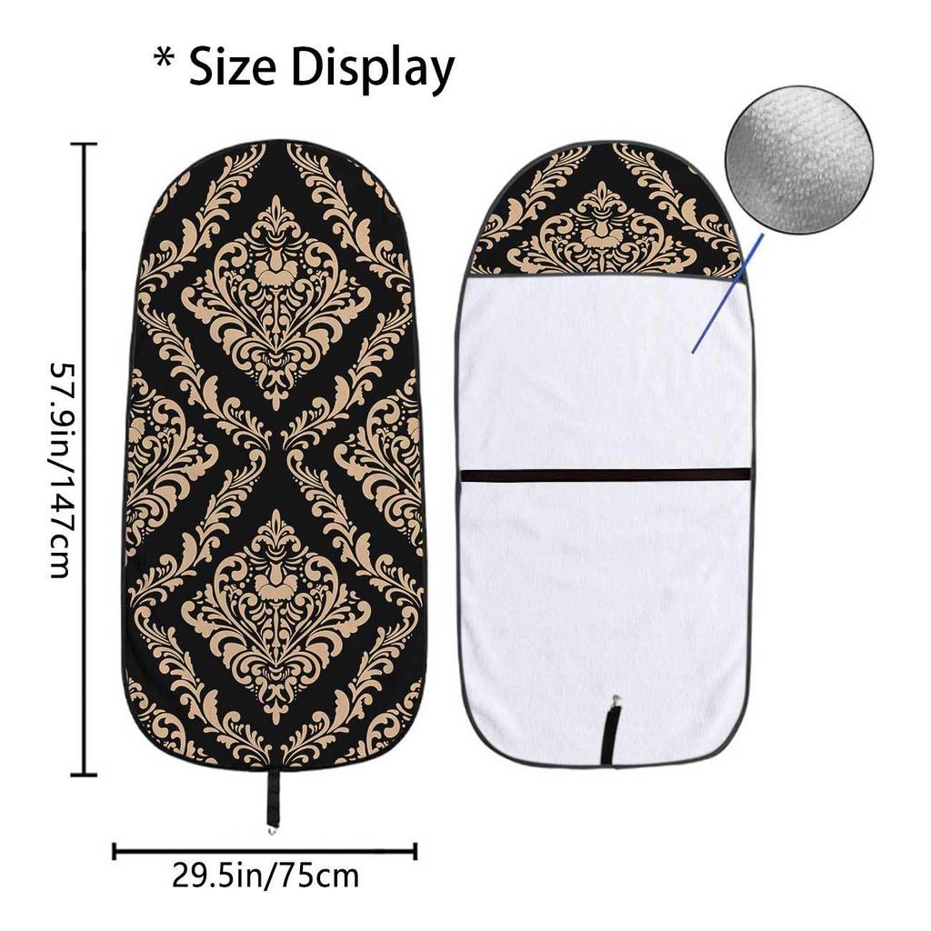 Universal Car Seat Towel Cover - Front Seat Protector for Gym & Workout, All-Season, Fits Most Vehicles