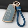 Fashion Tpu Car Key Case Cover Shell Fob For Vw Volkswagen Golf 8  Skoda Octavia A8  Seat Leon Mk4 Holder Accessories