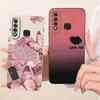 For Infinix Hot S4 Case Luxury Love Heart Buttefly Candy Painted Cover Soft TPU Matte Phone Case For Infinix Hot S4 HotS4 Fundas