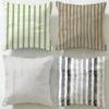 Woven Texture Cushion Cover Soft  EasyWash Pillow Case  Versatile for Couch Bed Travel and Office