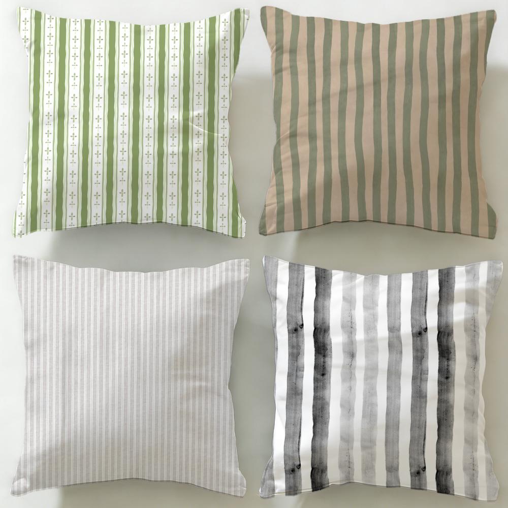 Woven Texture Cushion Cover Soft EasyWash Pillow Case Versatile for Couch Bed Travel and Office