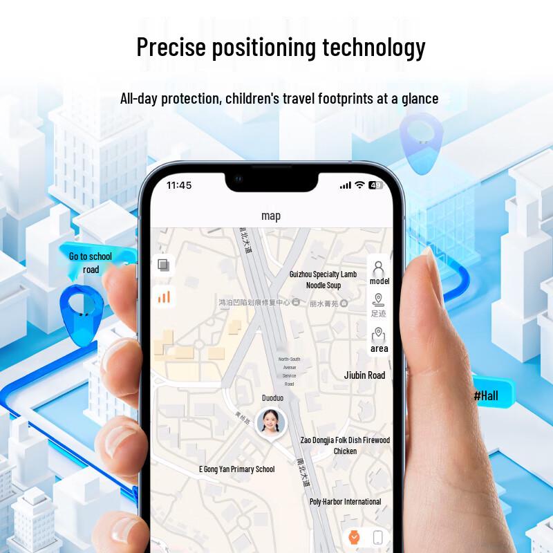 Smartwatch 4G/5G Haoshihsing per Bambini con Doppia Fotocamera Rotante (Versione NC)