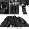 Sports Backpack Drawstring Gym Bag Soccer Basketball Organizer with Separate Shoe Compartment Large Capacity Waterproof Design