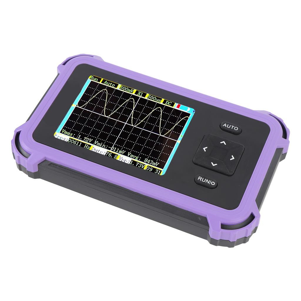 Handheld Digital Oscilloscope Portable Kit 2.8in Screen 8.33MS/s High Sampling Rate 1Mhz Bandwidth P