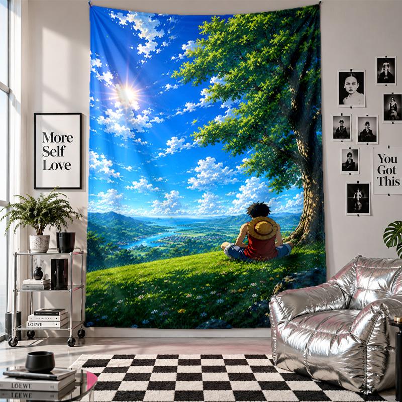 Wall TapestryOne Piece Art Hanging Cloth Decorative Background Cover for Room Decoration