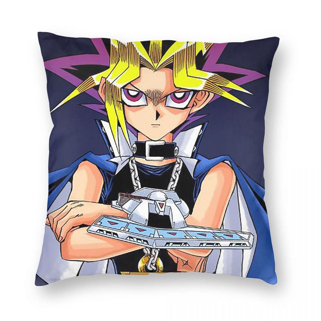 Anime Cool Yu Gi Oh Card Square Pillowcase Pillow Cover Cushion Decor Comfort Throw Pillow for Home Bedroom