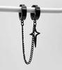 1Pcs Trendy Minimalist Star Stud Earrings for Teens Fake Pierced Jewelry for Women Men No Piercing Required Ear Accessory