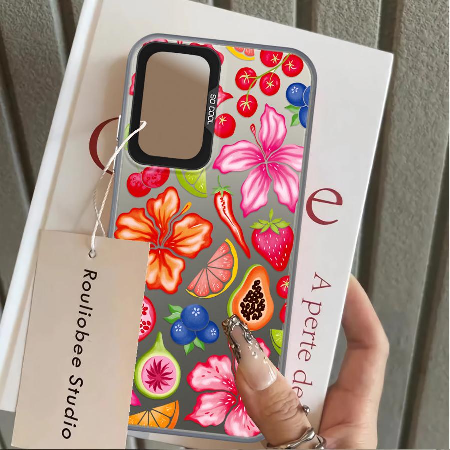 Fruit Pattern Phone Cover Case for Samsung Galaxy A17 A20s A21s A23 A31 A26 A15 A16 A13 A14 A12 A24 A25 A35 A34