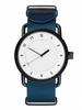 Britischer Trend Einfache Leinwand-Nylon-Armbanduhr Europäisch und Amerikanisch Retro Dünne Studenten-Paar-Uhr 809