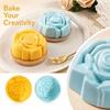 Rose Pattern Muffin Cups, Heat Baking Cups for Muffins, Cakes and Puddings