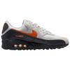 Nike Air Max 90 Abrasion Resistant Abrasion Resistant Low top Casual Running Shoes Unisex Gray Black Orange IF0670-003