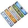 16 Holes Painted Harmonica Metal Mouth Organ Wind Instrument 16 Holes Harmonica  Kids Toy