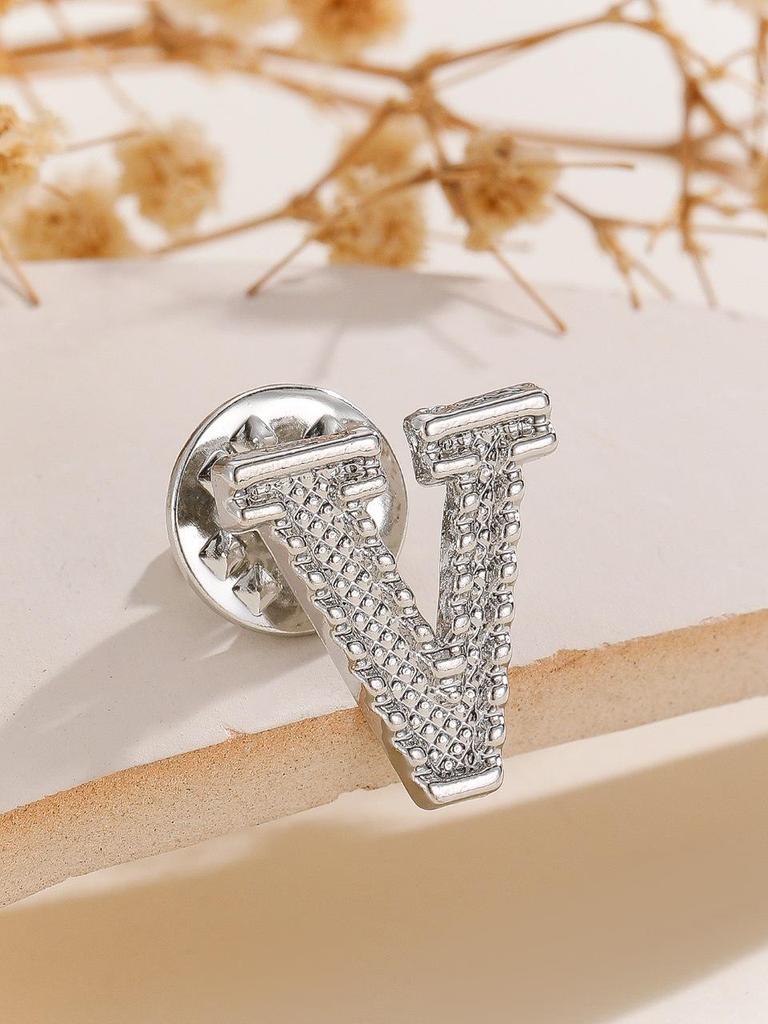 Luxury Alphabet Brooch: Elegant 26-Letter Fashion Pin to Secure Clothing in Style