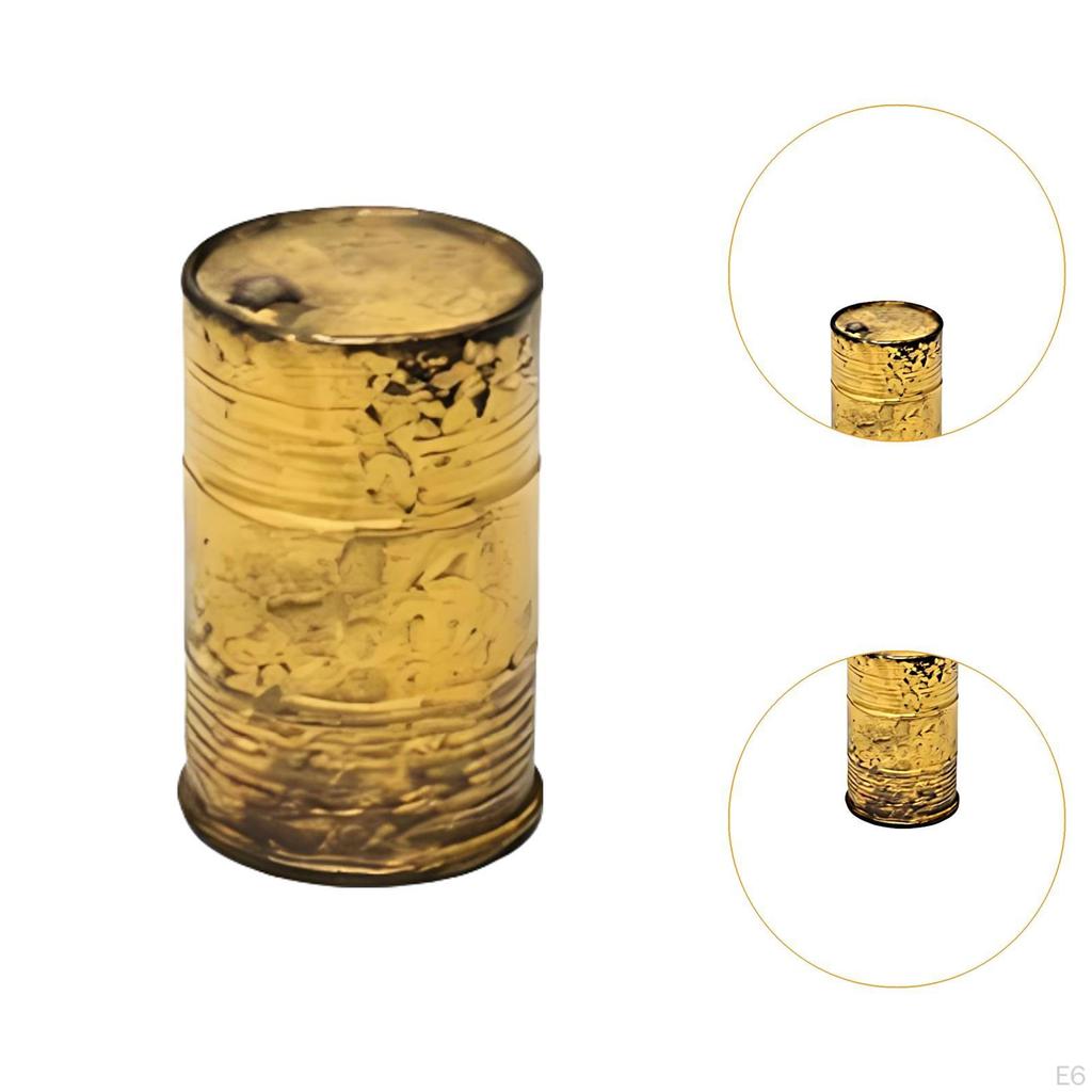 Oil Barrel Model Decoration Accessories 1/64 Compact Collectible Miniature Sculpture Weathered for