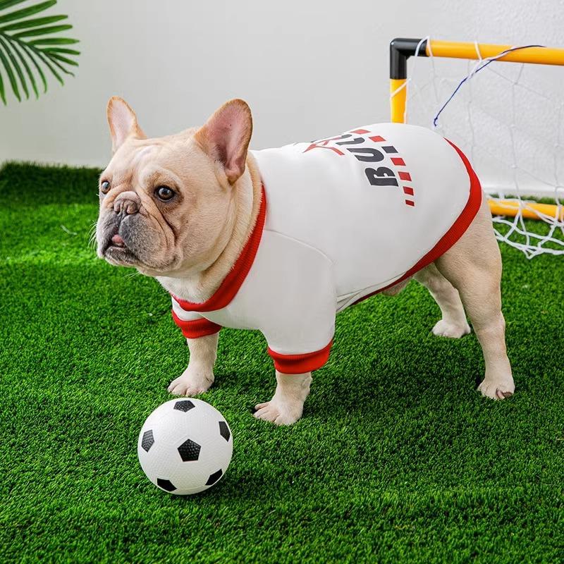 Autumn and Winter French Fighting Dog Clothes Bulldog Schnauzer Medium Dog Autumn Thin Sweater Festive Pet Clothes