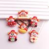 New Year Spring Festival Resin Patches: God of Wealth Ornaments for DIY Jewelry, Car Décor, and Phone Case Keychains