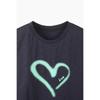 Benetton HearT Sleeveless T shirT baTsf6631