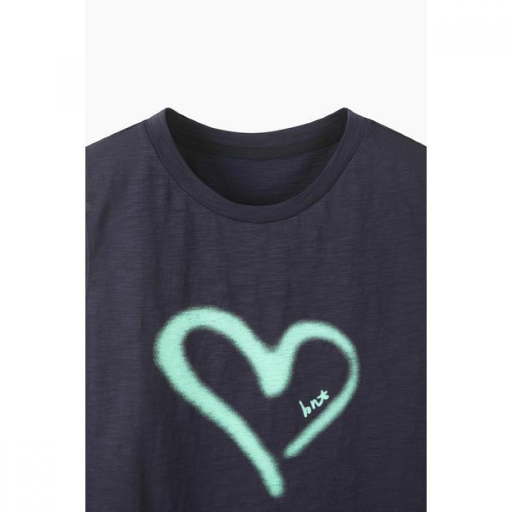 Benetton HearT Sleeveless T shirT baTsf6631