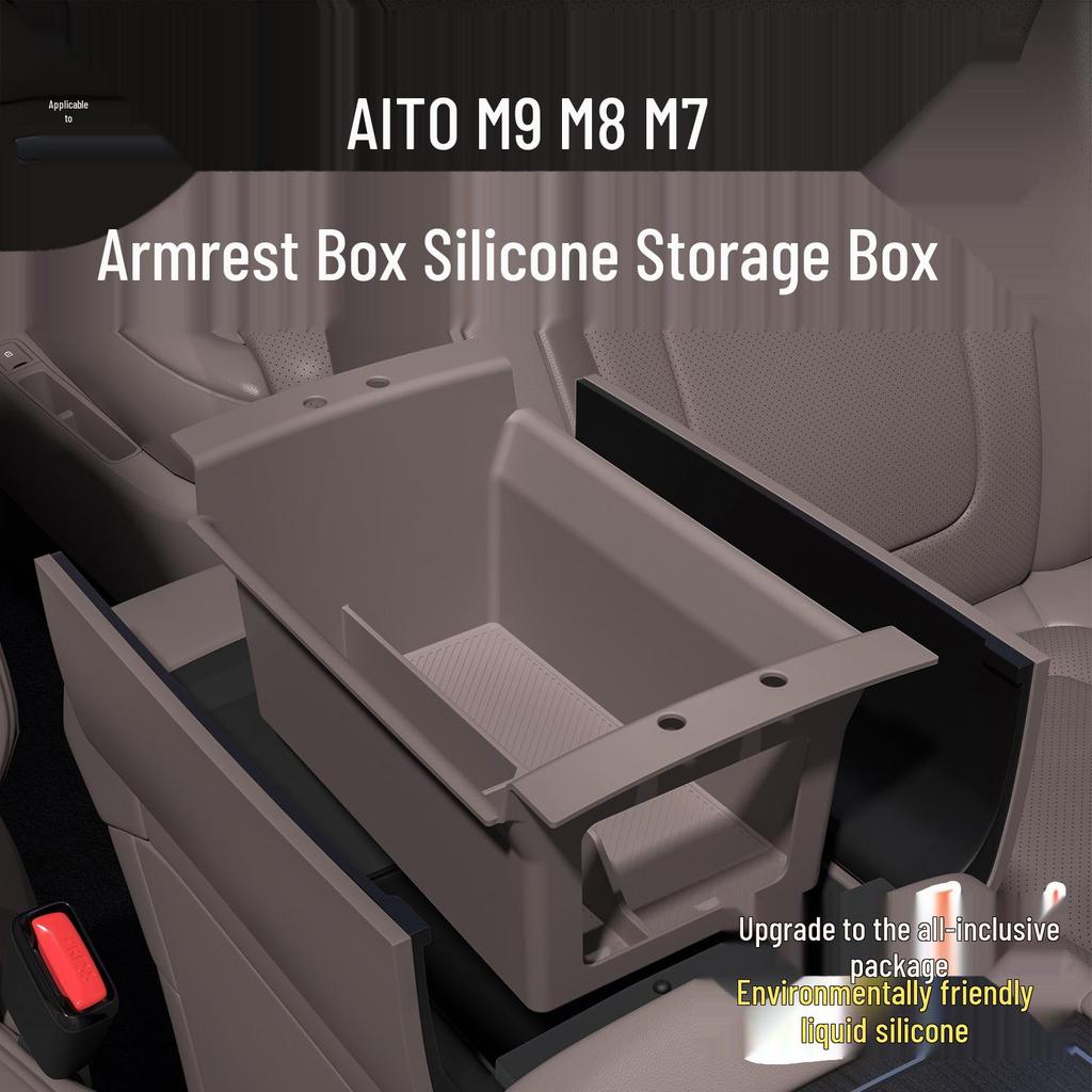 AITO M9 M8 M7 Center Console Silicone Storage Box