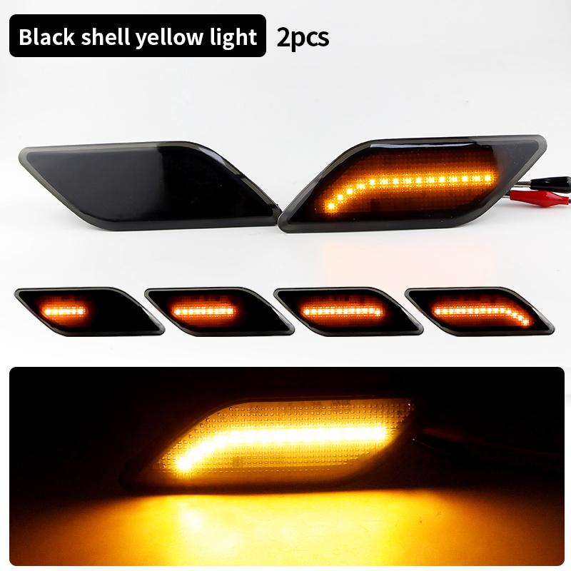 2X Car LED Dynamic Front Bumper Side Marker Lights OEM#2128200021 For Mercedes Benz W212 E250 E350 E400 E550 E63 AMG S