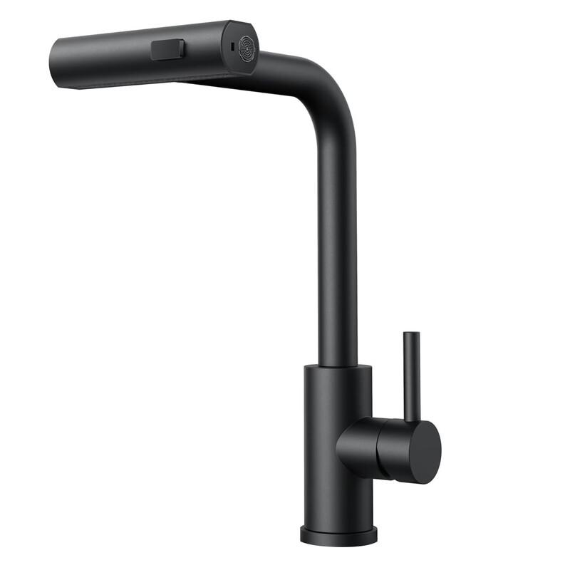 Stainless Steel Hot/Cold Retractable Kitchen Faucet