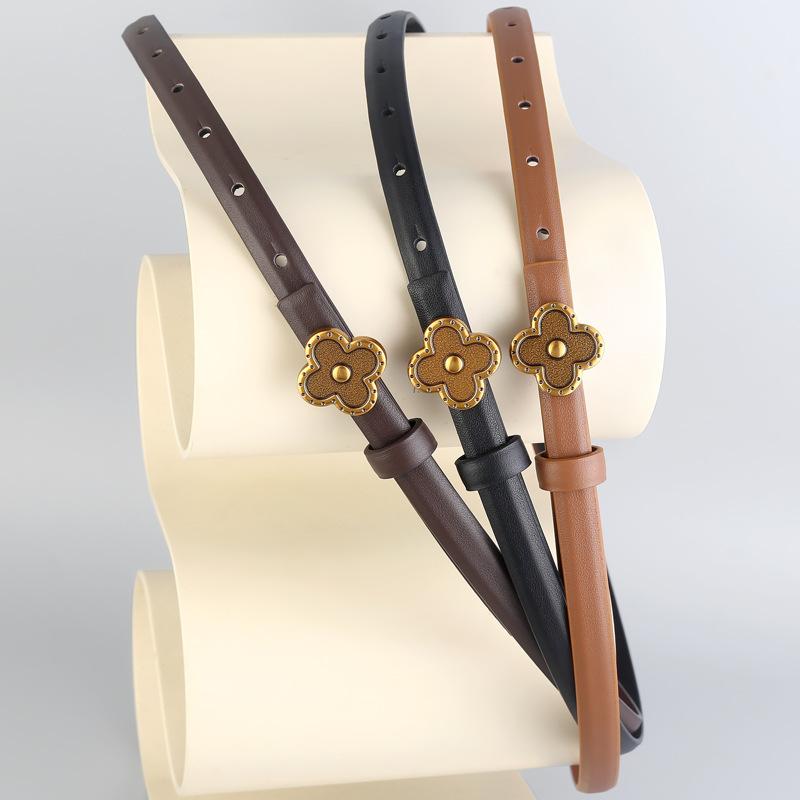 Women Thin Decorative Belt Versatile Fashion Casual Belt