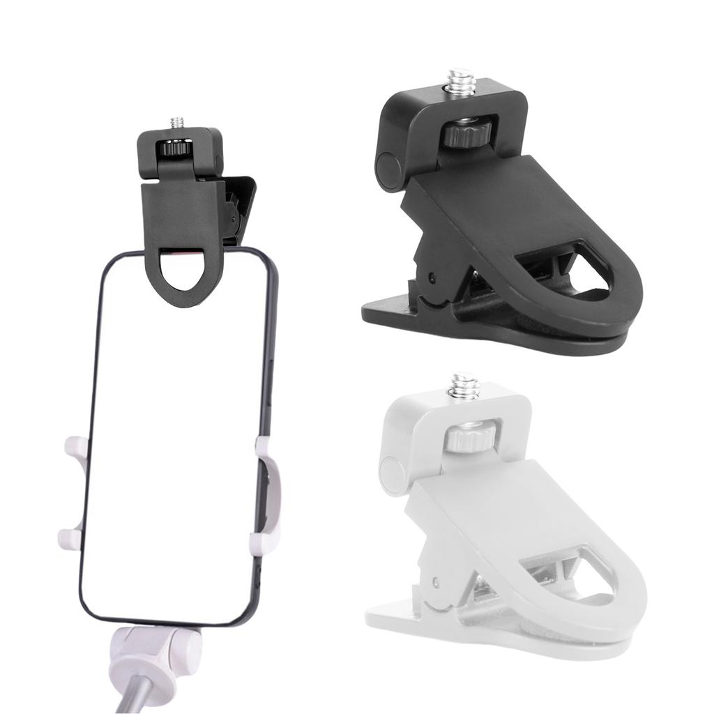 Monitors Camera Mount Clips Fill Light Holder & Webcam Stand with Standard 1/4 Screw Connector Photography Lighting Clip