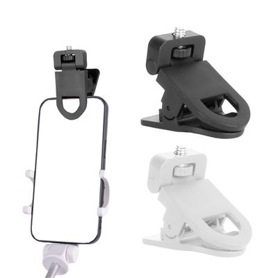 Monitor-Kamera-Halterungsclips Fülllicht-Halterung & Webcam-Ständer mit Standard 1/4-Schraubanschluss Fotografie-Beleuchtungsclip