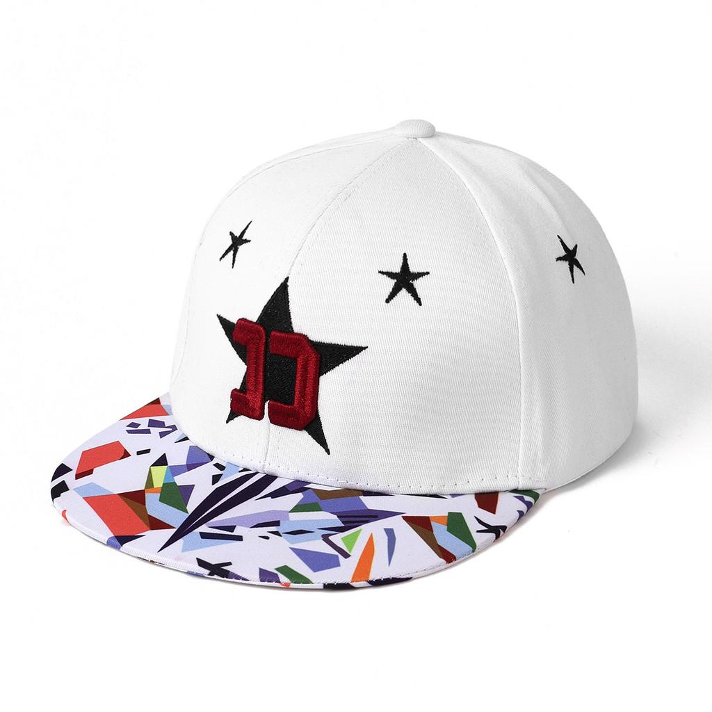Night club hip hop hat female flat edge hat male stage performance cap summer sun hat youth trend baseball cap
