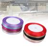 10Pcs 0.6cm Gift Wrapping Ribbon Polyester Multicolors Exquisite Decorative Ribbons Roll for Birthda