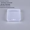Rectangular Transparent PP Plastic Storage Box for Stationery, Cards, Hardware, Jewelry, and Fishing Gear