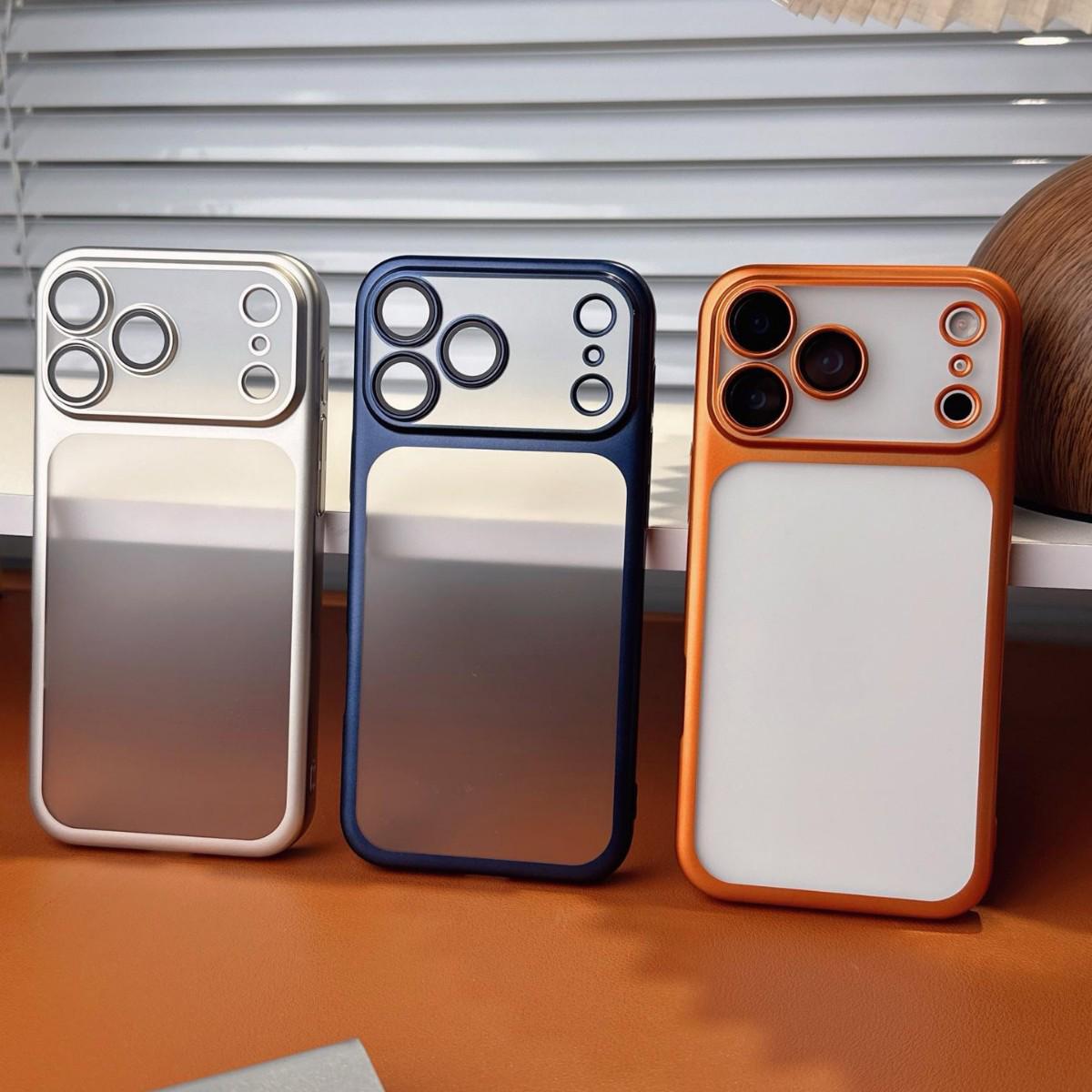 

Тонкий матовый защитный чехол против падений для iPhone 17 Pro Max 17 Pro Max синий