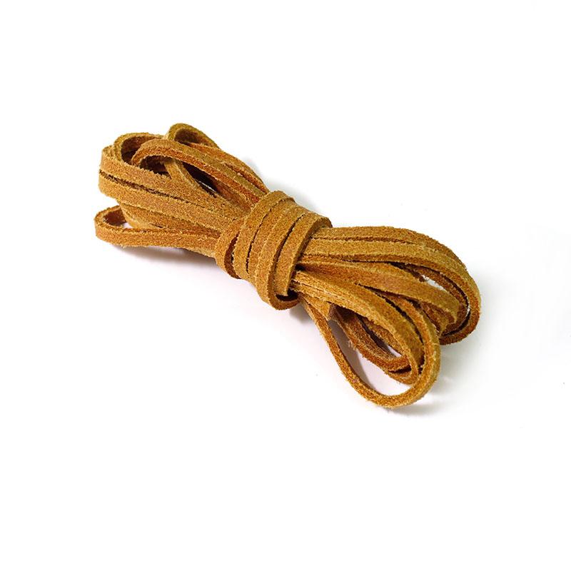 2M Genuine Cow Leather Cord Rope 3x2mm Flat Leather Strap String for DIY Bracelet Necklace Pendant Jewelry Making Accessories