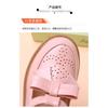 Girls Kids Black Princess Leather Shoes Korean British Style Soft Sole Flat Shoes