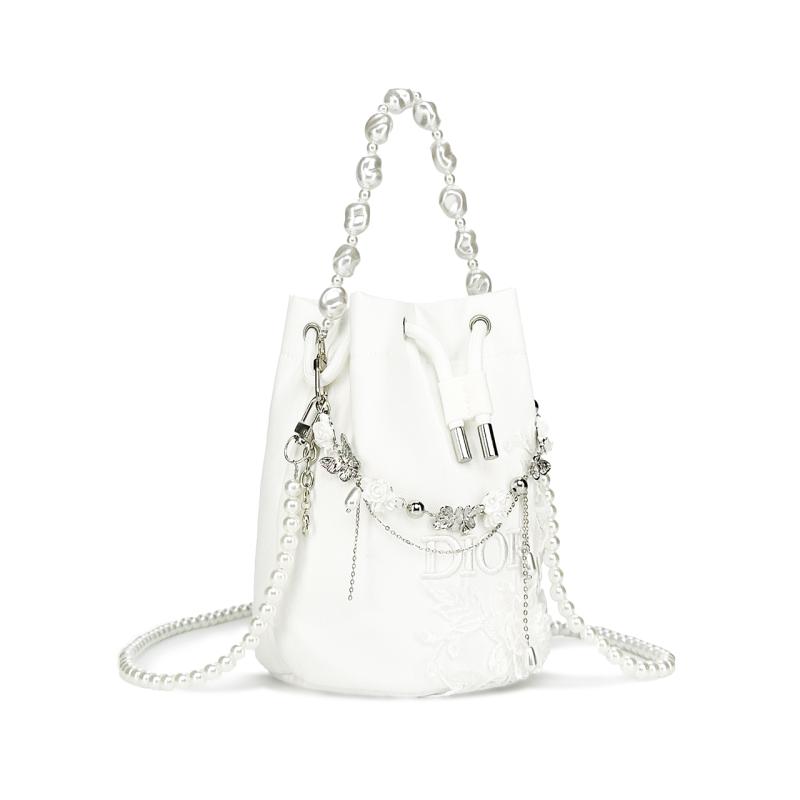 Borsa porta trucchi Remake Fatta a mano DIY Ispirata a Dior