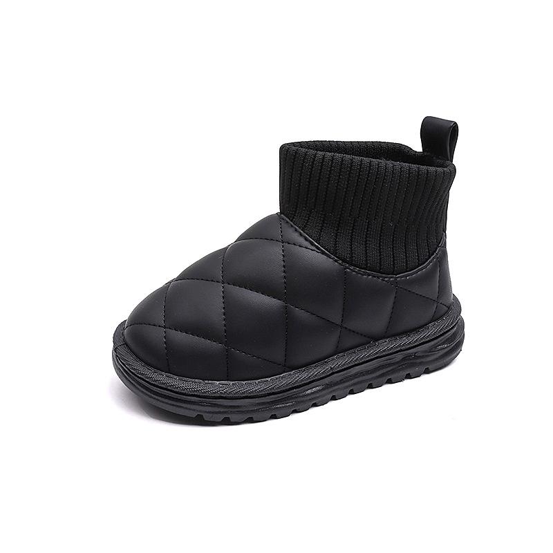 

Нові зимові теплі бавовняні черевики для хлопчиків, товсті бавовняні чоботи для дівчаток 25 чорний