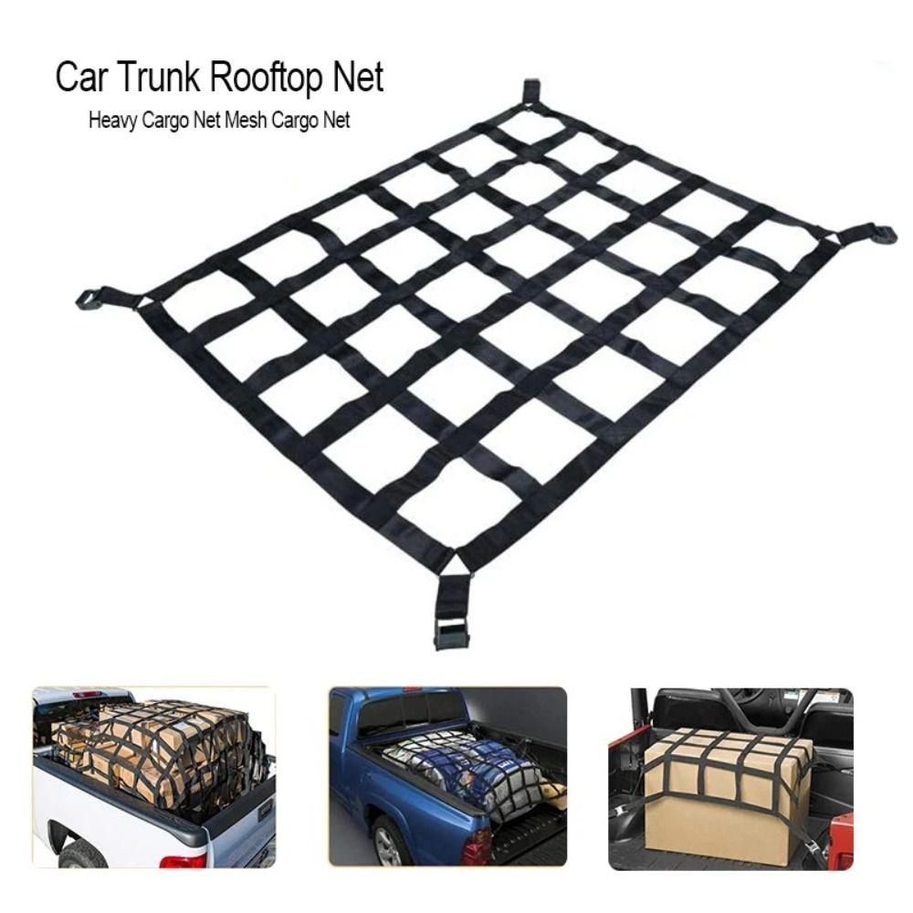 Wear Resistance Cargo Isolation Net Durable Woven Material Rear Cargo Net  Vehicle Modification