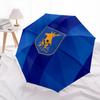 Mansfield Town Football Club  Pattern, Automatic Folding Umbrella, Portable and Foldable Design, 8 Ribs, a Christmas or Birthday Gift.
