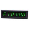 Digital Wall Clock 7   Color Timer Function 6 Digits Electric Wall Clock with Remote Control for Living Room Bedroom Kitchen  