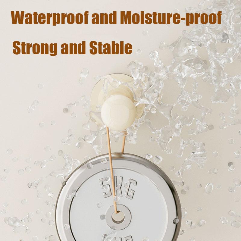 No Drill Suction Cup Hanger Storage Rack Retractable Adjustable Durable Space-Saver For Home Office Organization