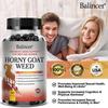 Horny Goat Weed Capsules 120 Count, Maca Root & L‑Arginine Complex, Natural Energy Herbal Supplement