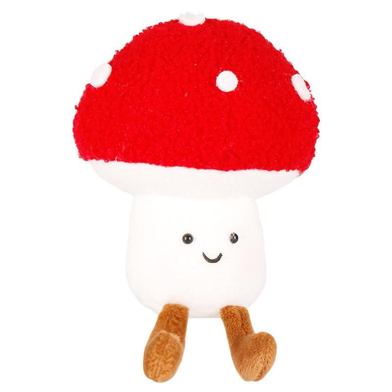 

Christmas Decorations - Cute Christmas Mushroom Wreath Figurines, Plush Dolls, Ornaments, Christmas Gift Figurines Mushroom
