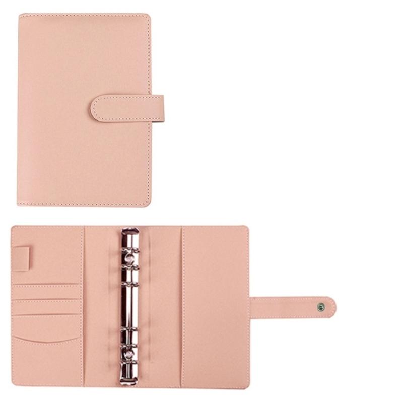 1 Set A6 Budgetplaner, 6-Loch-Ringbuch mit Taschen und Trennblättern für Reisen